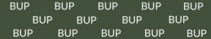 BUP - testing drug strip in drug testing kit
