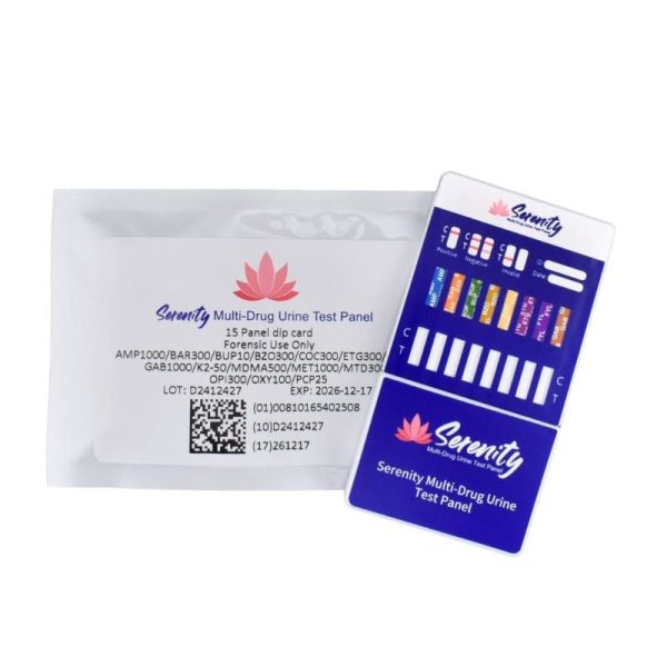 15 panel dip card and package