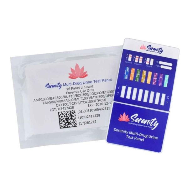 16 panel urine drug test packaging